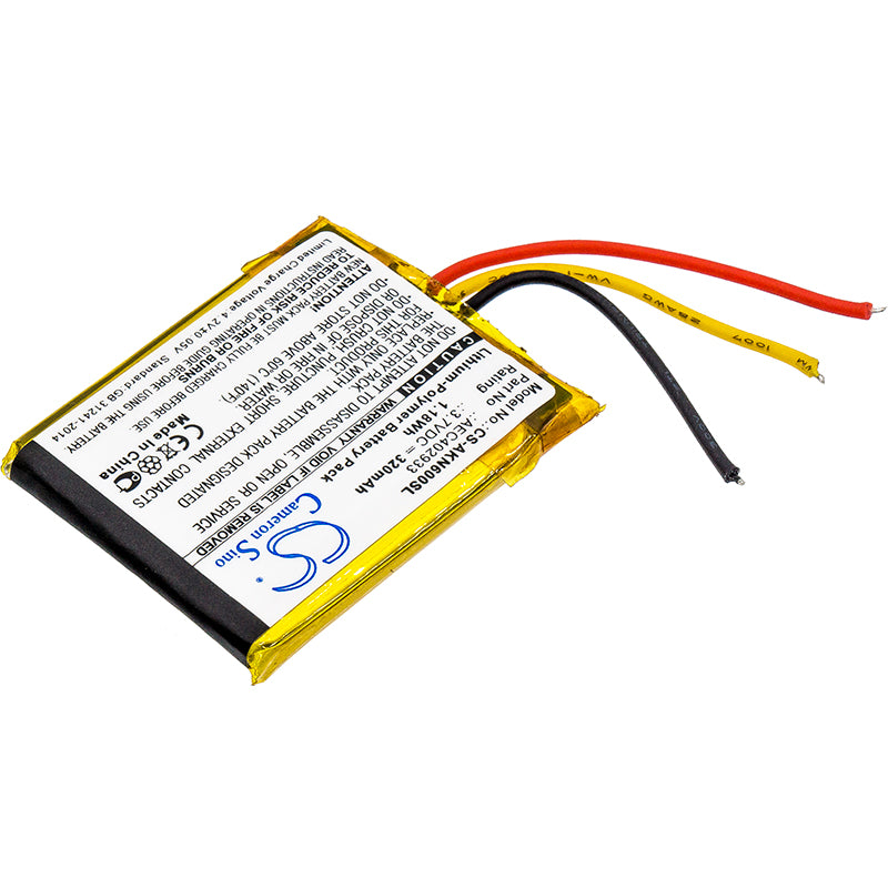 Replacement Battery for AKG N60 NC – Wireless Headset – 320mAh / 3.7V - image 2