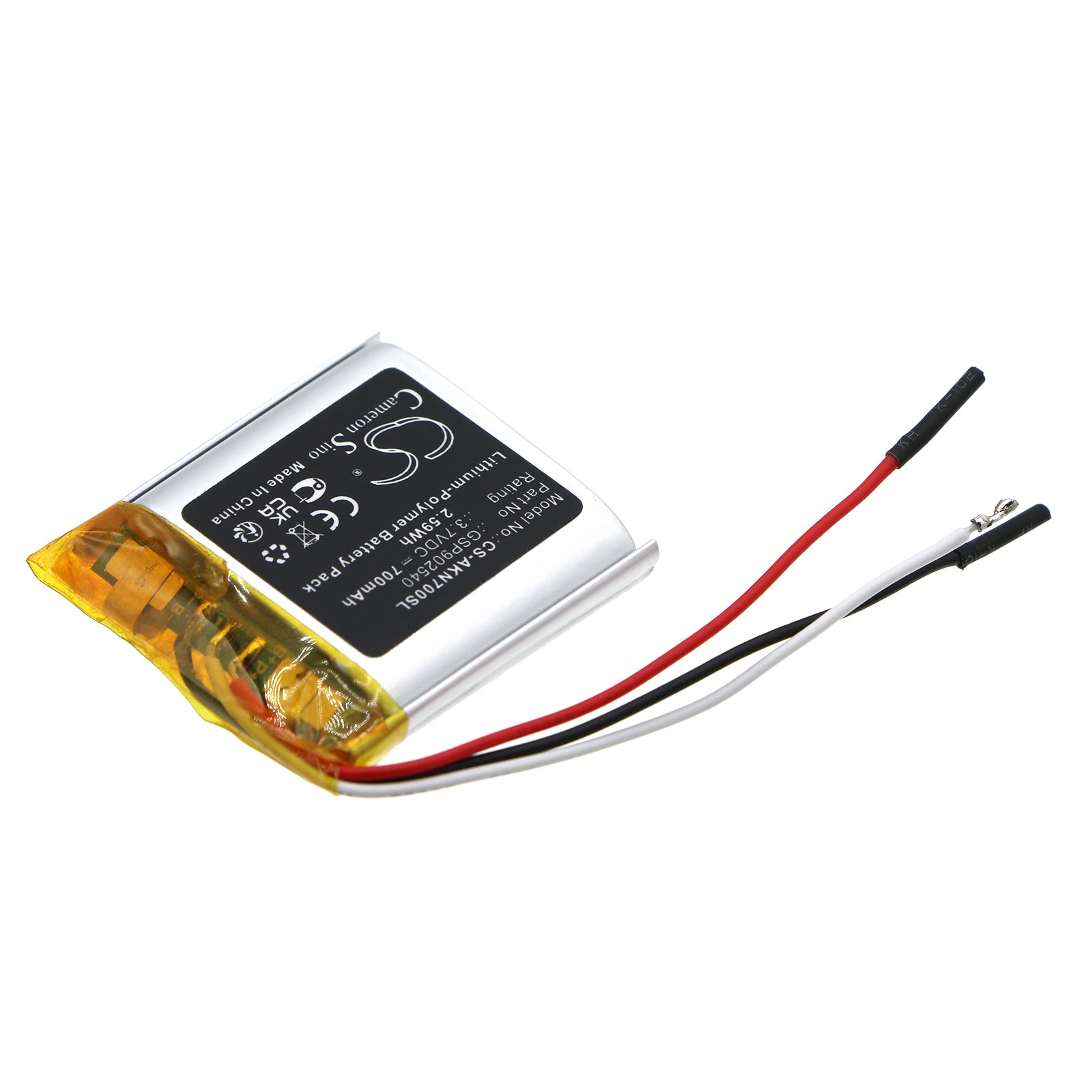 Replacement Battery for AKG N700NC – Wireless Headset – 700mAh / 3.7V - image 2