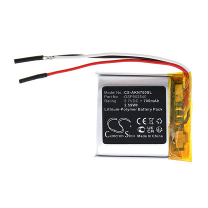 Replacement Battery for AKG N700NC – Wireless Headset – 700mAh / 3.7V - image 3