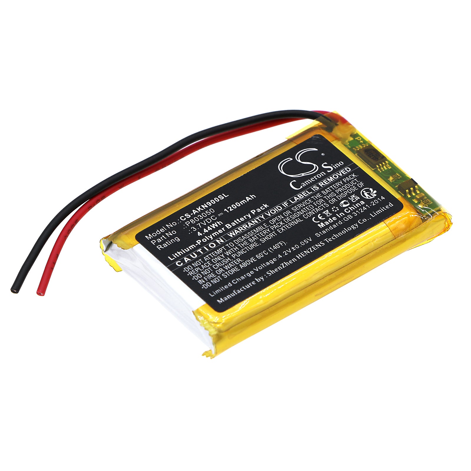 Replacement Battery for AKG N90Q – Wireless Headset – 1200mAh / 3.7V - image 1