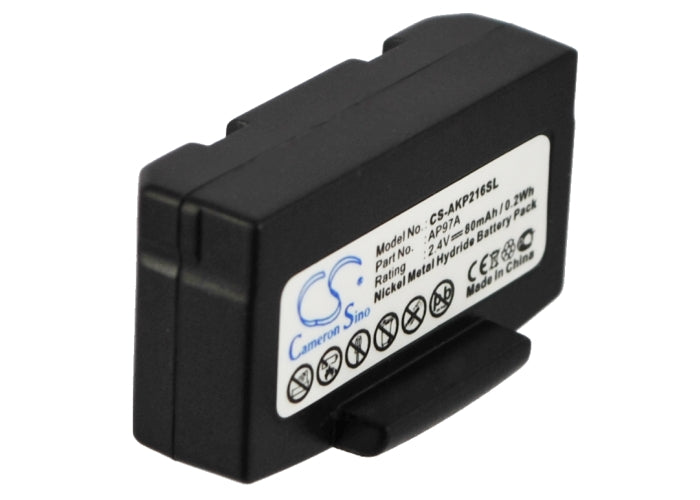 Replacement Battery for Humantechnik  InfraLight DIR – Wireless Headset – 80mAh / 0.19Wh / 2.4V