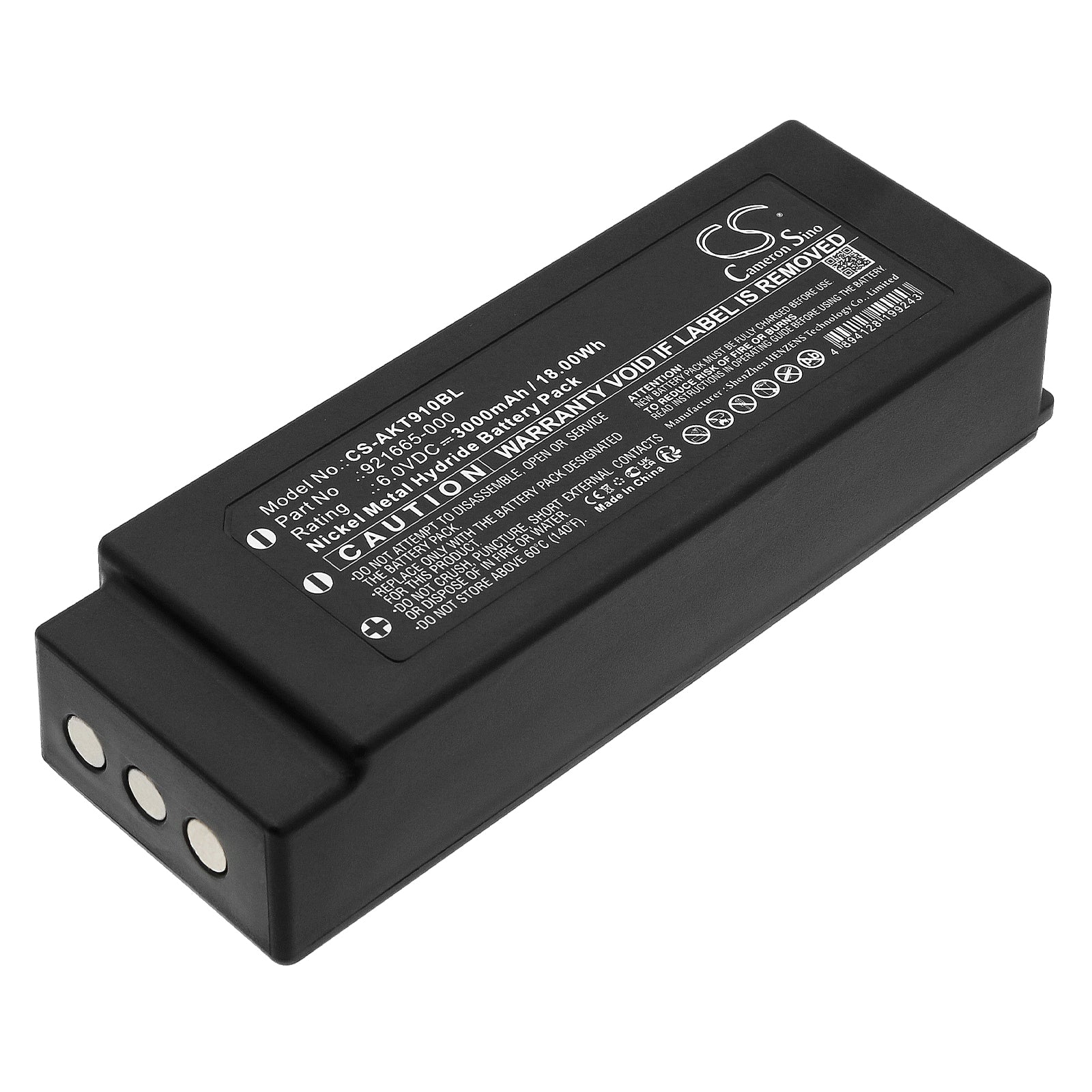 Replacement Battery for Akerstroms MC91 – Crane Remote Control – 3000mAh / 6V - image 1