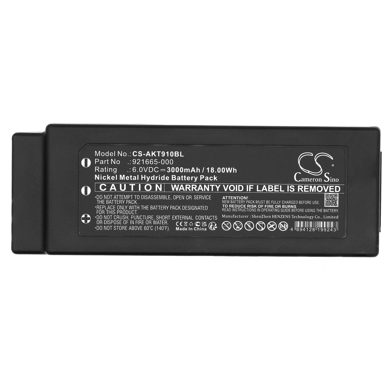 Replacement Battery for Akerstroms MC91 – Crane Remote Control – 3000mAh / 6V - image 3