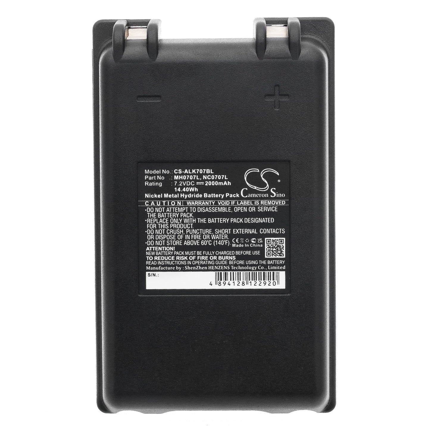 Replacement Battery for Autec  CB71.F – Crane Remote Control – 2000mAh / 14.40Wh / 7.2V