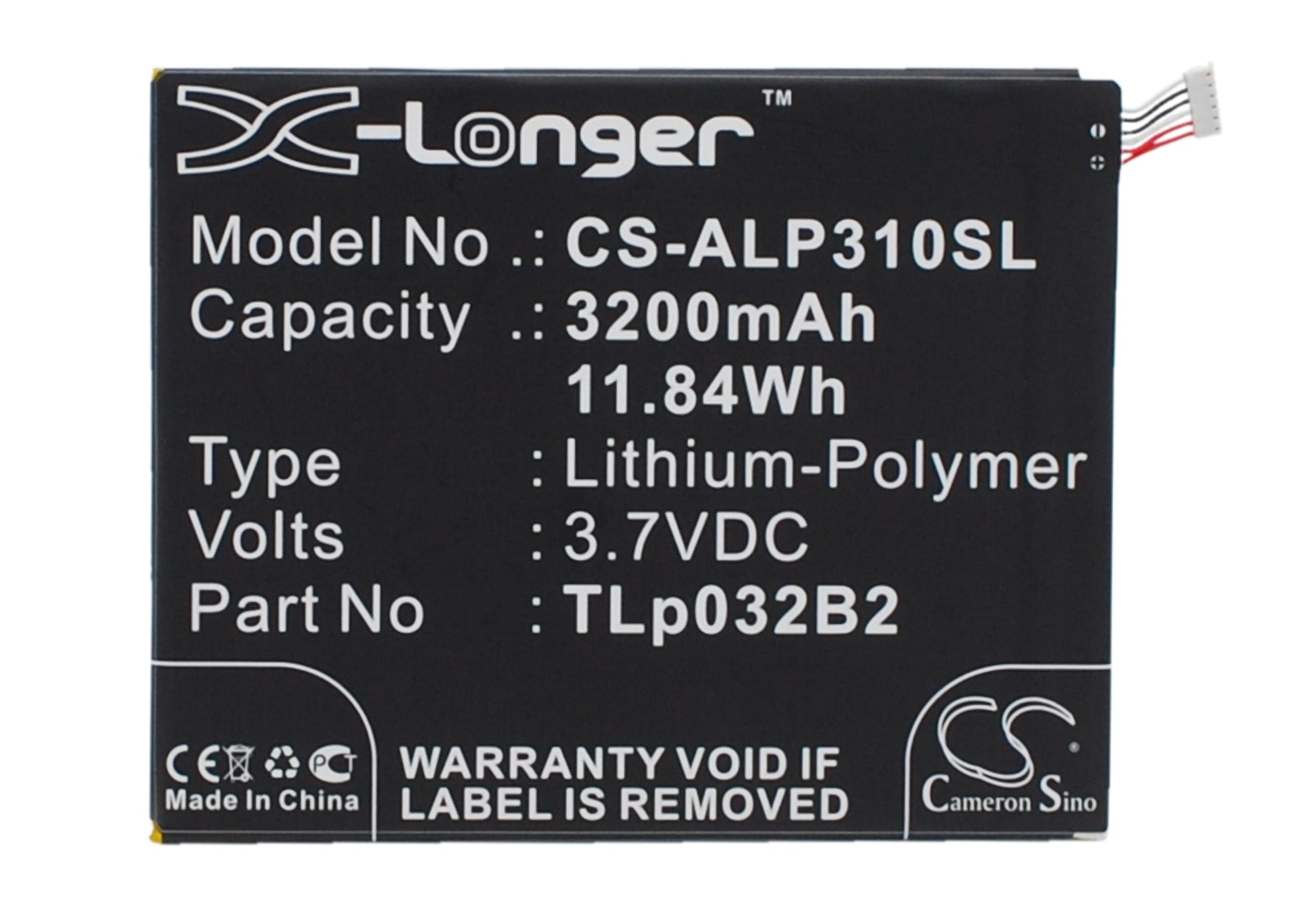 Replacement Battery for Alcatel One Touch POP 7 – Tablet – 3200mAh / 3.7V - image 1