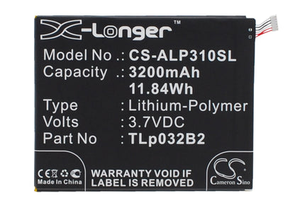 Replacement Battery for Alcatel One Touch POP 7 – Tablet – 3200mAh / 3.7V - image 1