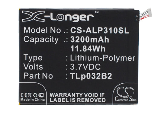 Replacement Battery for Alcatel One Touch POP 7 – Tablet – 3200mAh / 3.7V - image 1