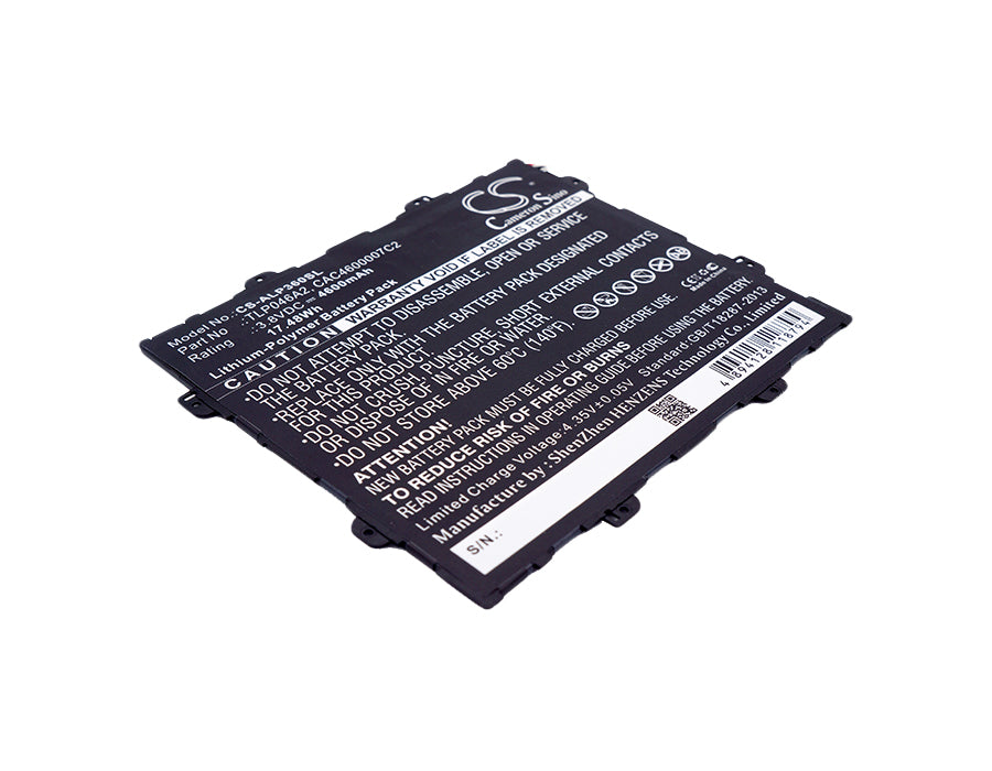 Replacement Battery for Alcatel OT-P360X – Tablet – 4600mAh / 3.8V - image 1