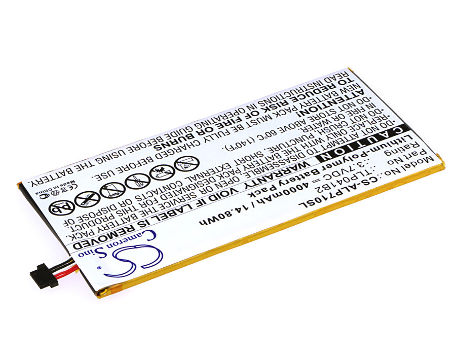 Replacement Battery for Alcatel OneTouch EVO 7 HD – Tablet – 4000mAh / 3.7V - image 2