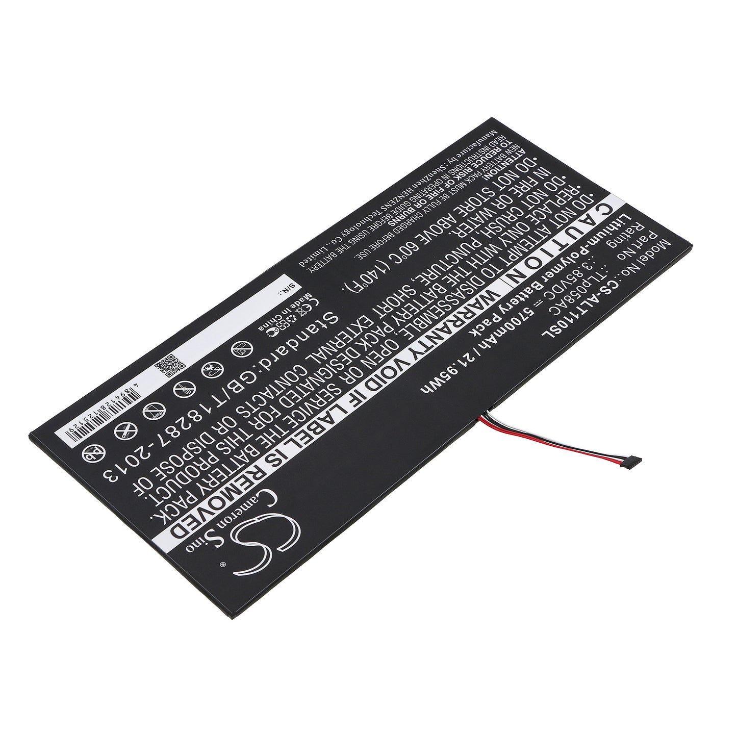 Replacement Battery for Alcatel OT-8085 – Tablet – 5700mAh / 3.85V - image 2