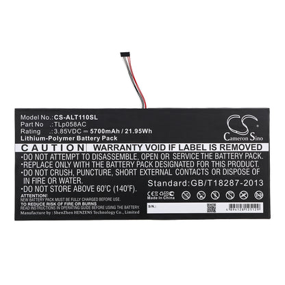 Replacement Battery for Alcatel OT-8085 – Tablet – 5700mAh / 3.85V - image 3