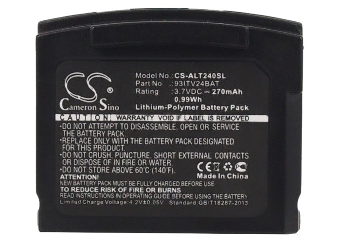 Replacement Battery for Amplicom TV2400 – Wireless Headset – 270mAh / 3.7V - image 5