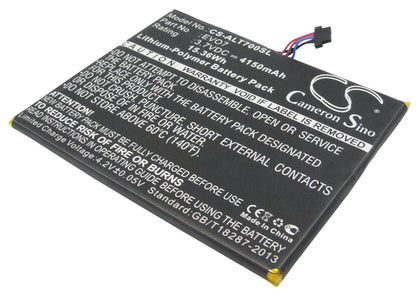 Replacement Battery for Alcatel One Touch EVO 7 – Tablet – 4150mAh / 3.7V - image 1