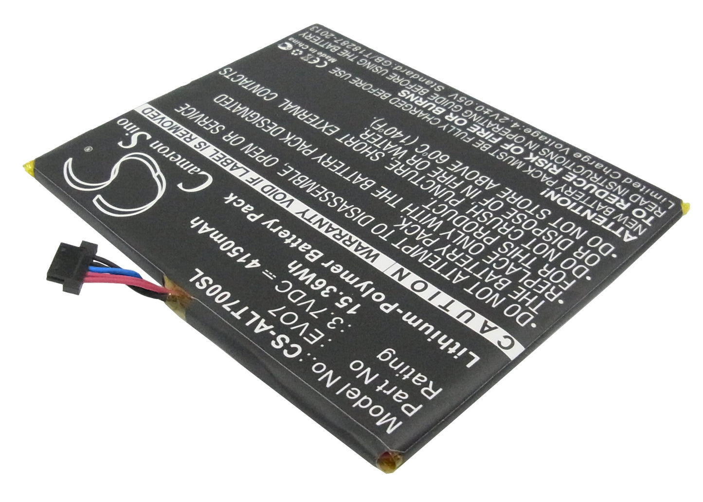 Replacement Battery for Alcatel One Touch EVO 7 – Tablet – 4150mAh / 3.7V - image 2