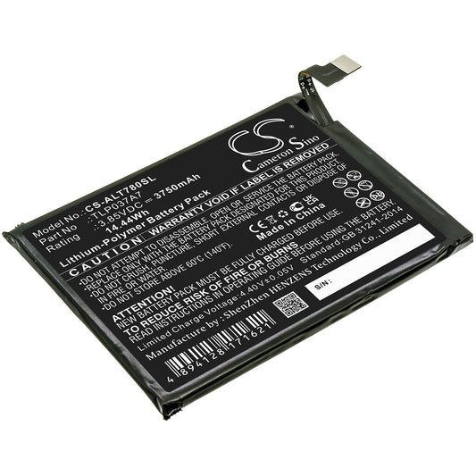 Replacement Battery for Alcatel Plex – Mobile, SmartPhone – 3750mAh / 3.85V