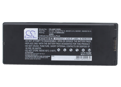 Replacement Battery for Apple MacBook 13" A1181 MacBook 13" MA472, MacBook 13" MA472B/ A, – Laptop – 5000mAh / 54.00Wh