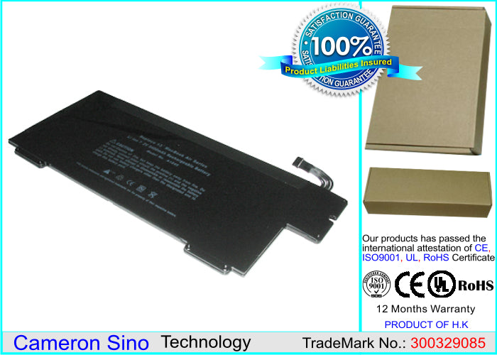 Replacement Battery for Apple MacBook Air 13" A1237 – Notebook, Laptop – 5400mAh / 7.4V - image 1