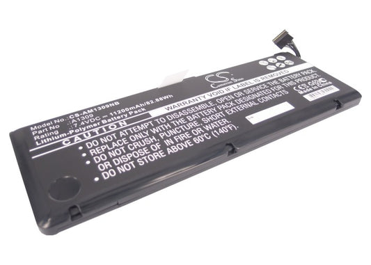 Replacement Battery for Apple MacBook Pro 17" A1297 2009 Version – Notebook, Laptop – 11200mAh / 7.4V