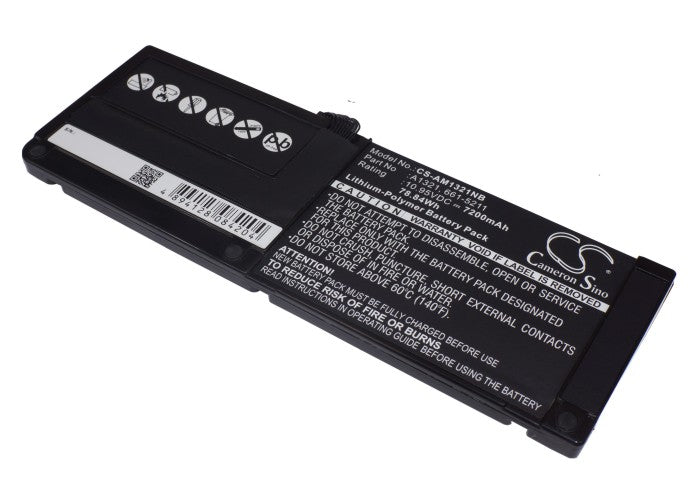 Replacement Battery for Apple  A1286 – Notebook, Laptop – 7200mAh / 78.84Wh / 10.95V