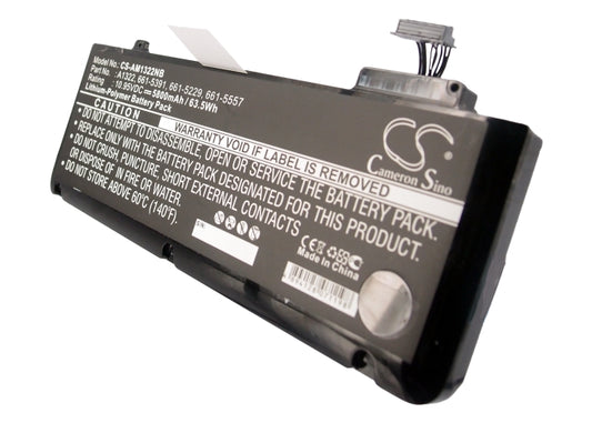 Replacement Battery for Apple MacBook Pro 13 – Notebook, Laptop – 5800mAh / 10.95V