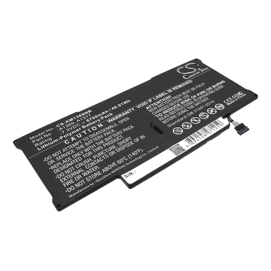 Replacement Battery for Apple Macbook Air 13.3" A1369 – Notebook, Laptop – 6700mAh / 7.3V