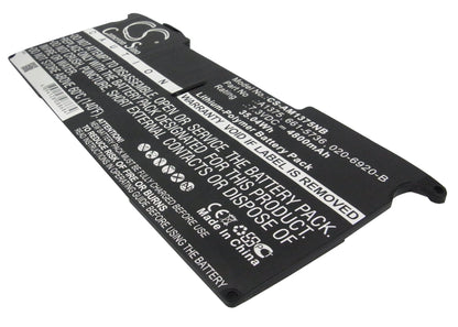 Replacement Battery for Apple  MacBook Air 11" A1370 2010 – Notebook, Laptop – 4800mAh / 35.04Wh / 7.3V