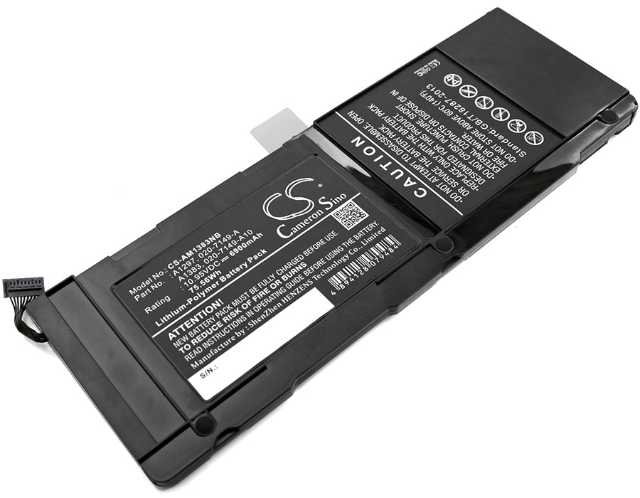 Replacement Battery for Apple  MacBook Pro 17 – Notebook, Laptop – 6900mAh / 75.56Wh / 10.95V