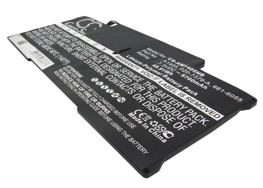 Replacement Battery for Apple MacBook Air 13" MC503 – Notebook, Laptop – 6700mAh / 7.3V