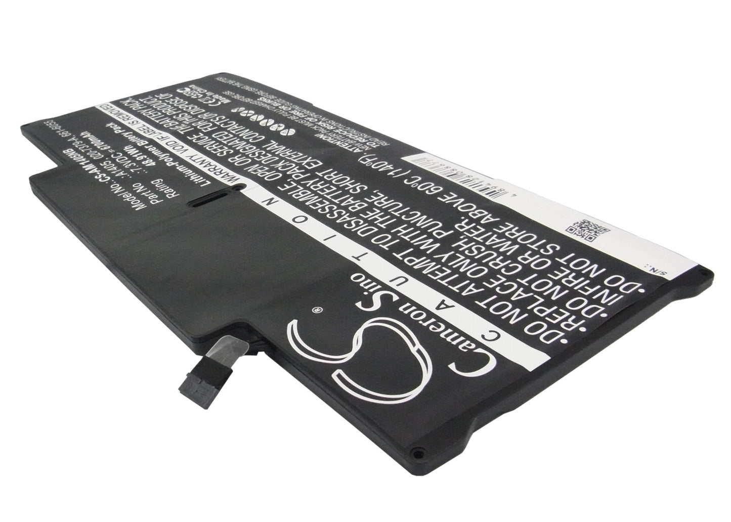 Replacement Battery for Apple  A1466 – Notebook, Laptop – 6700mAh / 48.91Wh / 7.3V