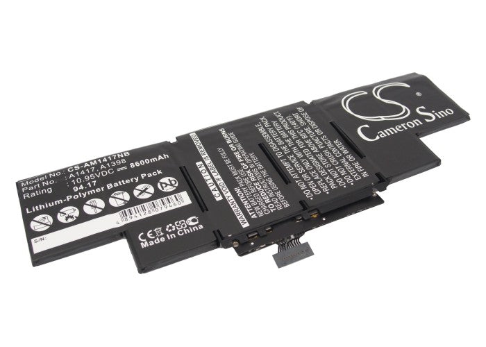 Replacement Battery for Apple  MacBook Pro Core i7 2.3 15" Re – Notebook, Laptop – 8600mAh / 94.17Wh / 10.95V