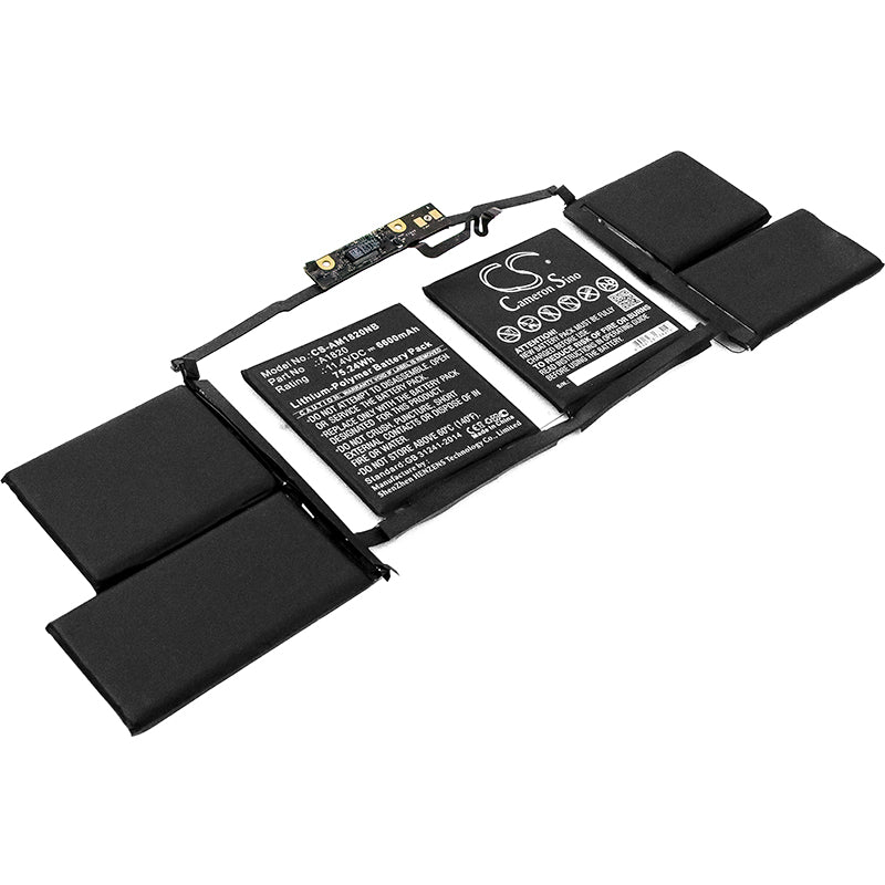 Replacement Battery for Apple Macbook Pro 15" 2016 – Notebook, Laptop – 6600mAh / 11.4V - image 1