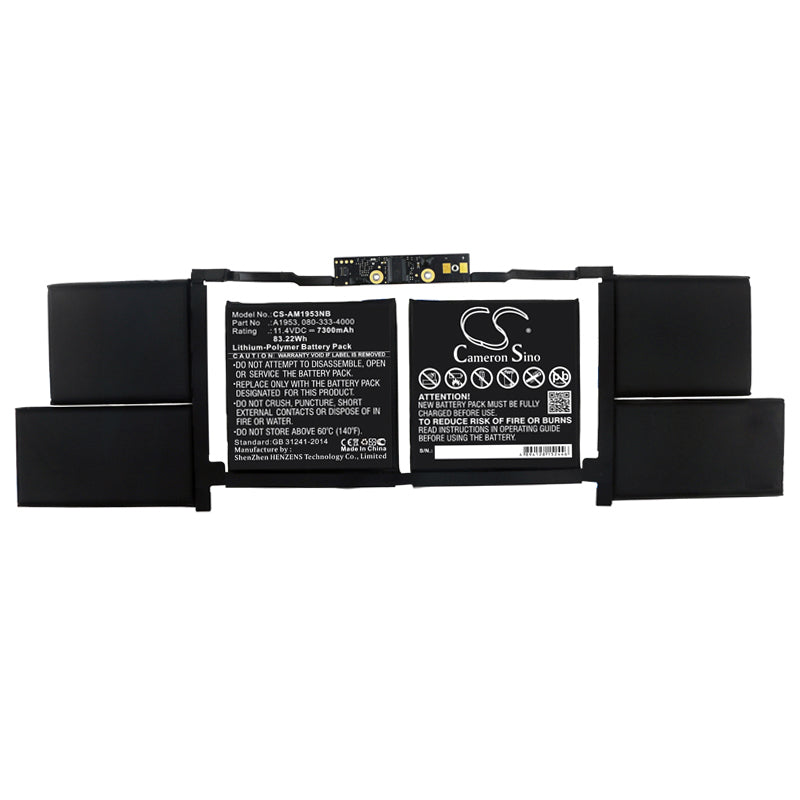 Replacement Battery for Apple MacBook Pro Core I7 2.2G 15 inch TOUCH 2018 – Notebook, Laptop – 7300mAh / 11.4V - image 3