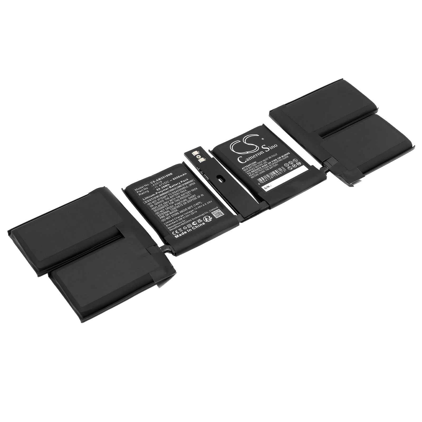 Replacement Battery for Apple MacBook Pro 14 2021 – Notebook, Laptop – 6050mAh / 11.47V - image 1
