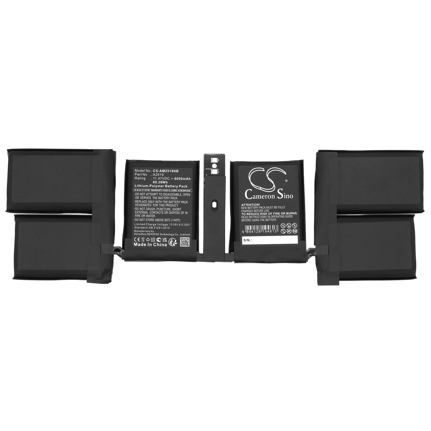 Replacement Battery for Apple MacBook Pro 14 2021 – Notebook, Laptop – 6050mAh / 11.47V - image 3
