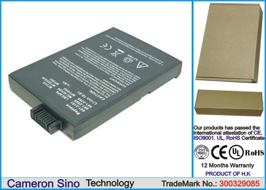 Replacement Battery for Apple PowerBook G3 (1999 models) – Notebook, Laptop – 6600mAh / 10.8V - image 1