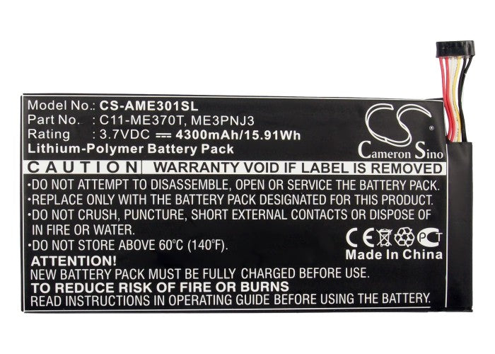 Replacement Battery for Google | Asus Nexus 7 – Tablet – 4300mAh / 3.7V - image 5