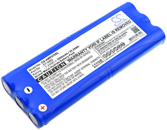 Replacement Battery for AMX Panjam – Equipment, Survey, Test – 3500mAh / 7.2V