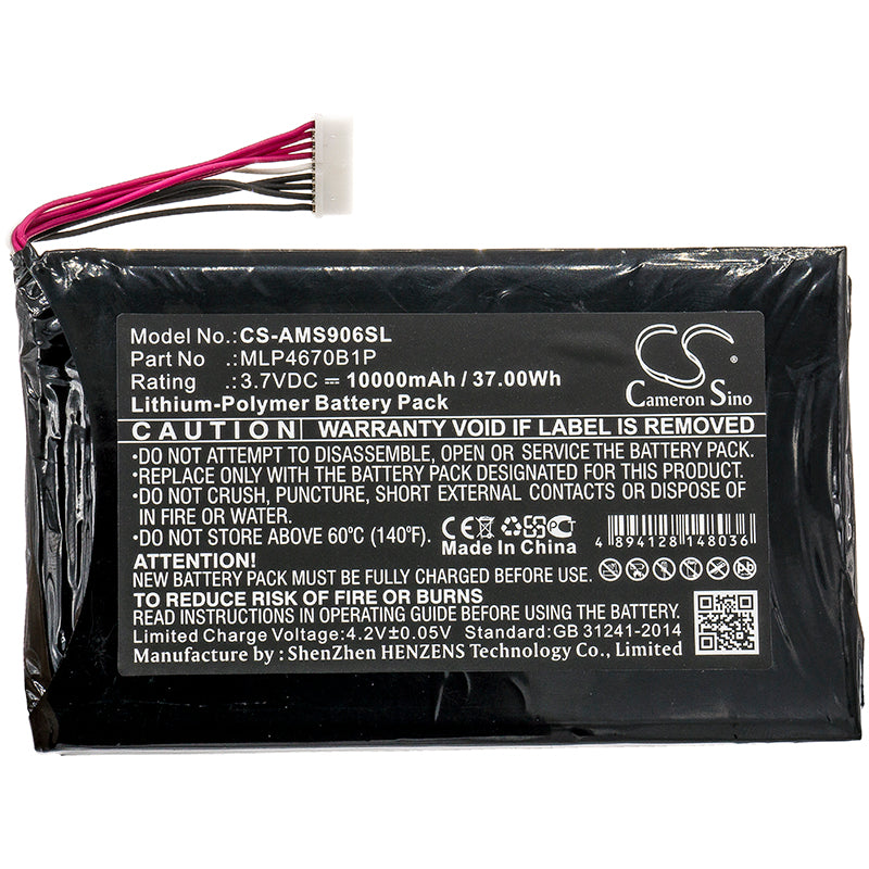 Replacement Battery for Autel Maxisys MS906BT – Diagnostic Scanner – 10000mAh / 3.7V - image 3