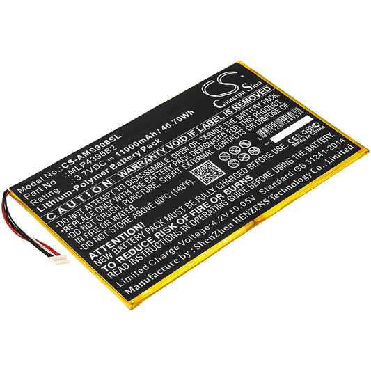 Replacement Battery for Autel MaxiSys MS908 – Diagnostic Scanner – 11000mAh / 3.7V