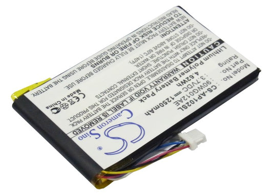 Replacement Battery for Asus S102 – GPS, Navigator – 1250mAh / 3.7V