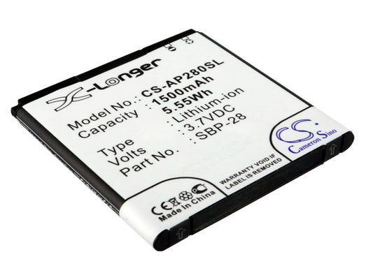 Replacement Battery for Asus PadFone – Mobile, SmartPhone – 1500mAh / 3.7V