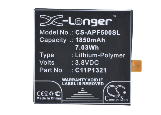 Replacement Battery for Asus PadFone E – Mobile, SmartPhone – 1850mAh / 3.8V