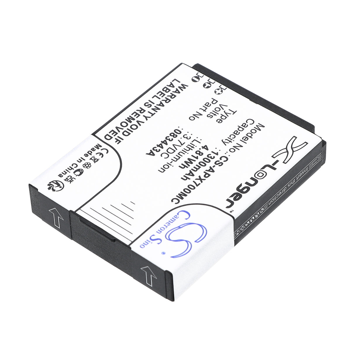 Replacement Battery for Actionpro X7 – Camera – 1300mAh / 3.7V