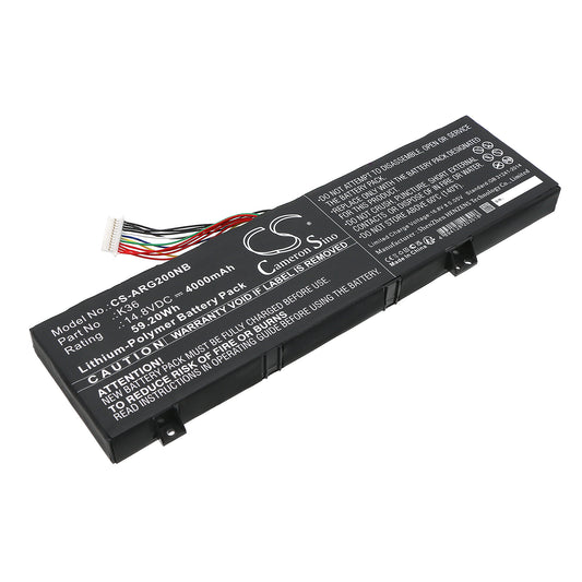 Replacement Battery for Iru | Lingrui | Maingear | Vulcan | Gxnova | Byone | Bben | Maibenben | Ifunk | Aierxuan | Beex | Enz G15X – Notebook, Laptop