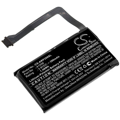 Replacement Battery for Apple MRXJ2ZP/A – Wireless Headset – 390mAh / 3.8V - image 1