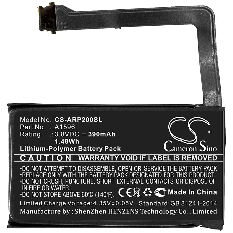 Replacement Battery for Apple MRXJ2ZP/A – Wireless Headset – 390mAh / 3.8V - image 3