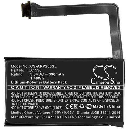 Replacement Battery for Apple MRXJ2ZP/A – Wireless Headset – 390mAh / 3.8V - image 3
