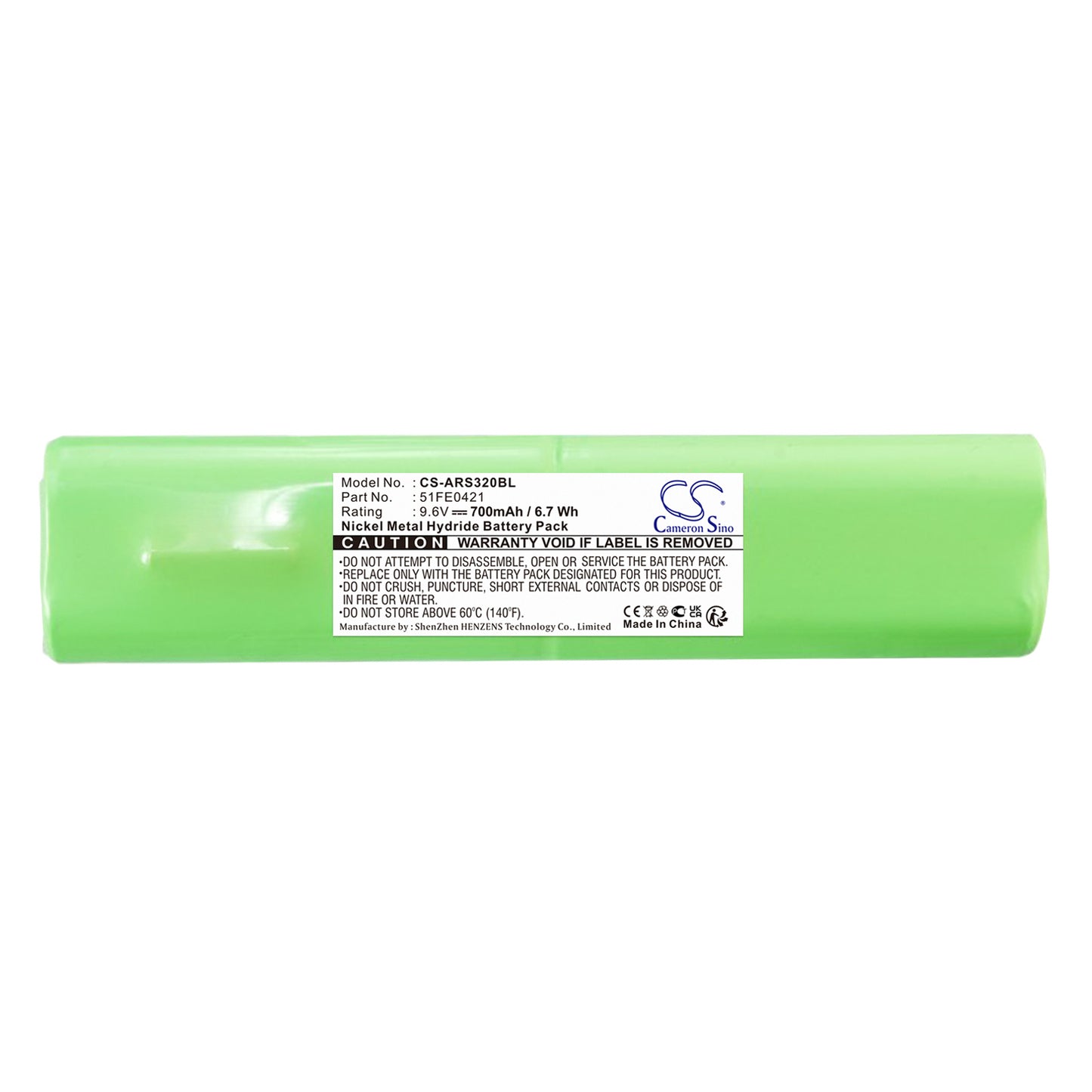 Replacement Battery for Allflex RS320 – Barcode Scanner – 700mAh / 9.6V - image 3