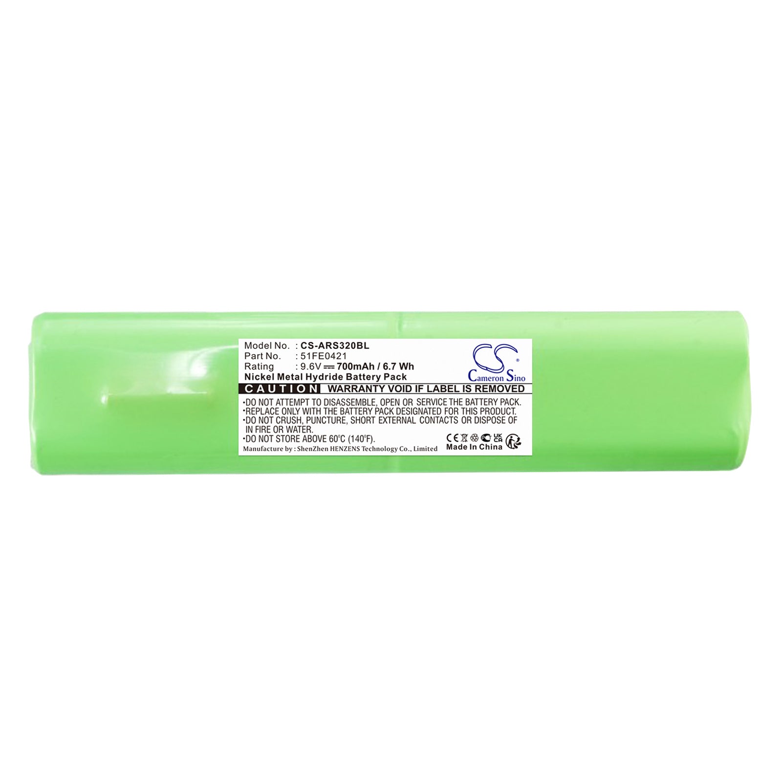 Replacement Battery for Allflex RS320 – Barcode Scanner – 700mAh / 9.6V - image 3