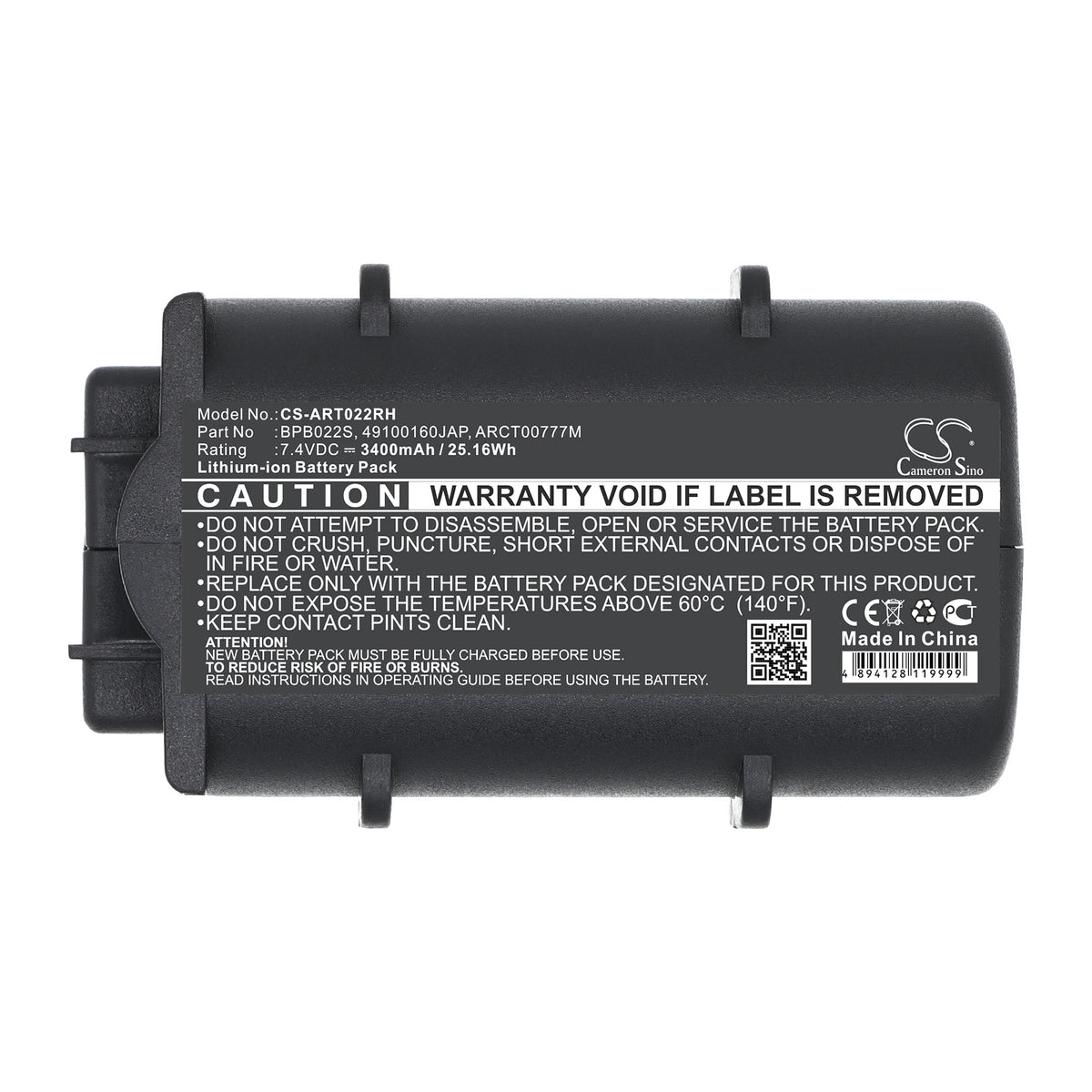 Replacement Battery for ARRIS TM602G/115 – Cable Modem – 3400mAh / 7.4V